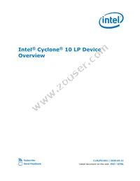 10CL080YF780C6G Datasheet Cover