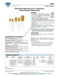 199D226X9050F6V1 Datasheet Cover