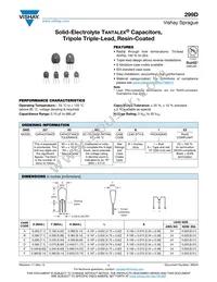 299D226X9050FB1E3 Datasheet Cover