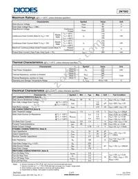2N7002TC Datasheet Page 2