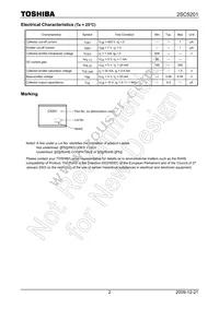 2SC5201 Datasheet Page 2