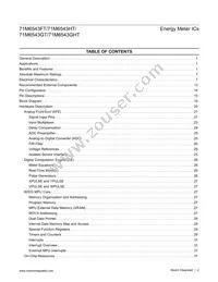 71M6543HT-IGTR/F Datasheet Page 2