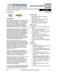 73S8009R-ILR/F Datasheet Cover