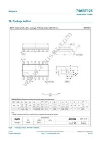 74ABT125PW/AUJ Datasheet Page 8