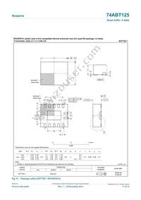 74ABT125PW/AUJ Datasheet Page 11