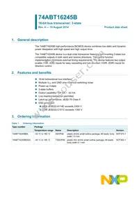 74ABT16245BDGG Datasheet Page 2