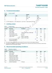 74ABT16245BDGG Datasheet Page 6