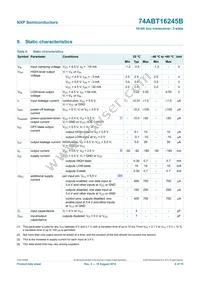 74ABT16245BDGG Datasheet Page 7