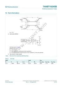 74ABT16245BDGG Datasheet Page 10