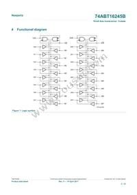 74ABT16245BDGG-Q1J Datasheet Page 2