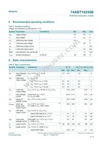 74ABT16245BDGG-Q1J Datasheet Page 6