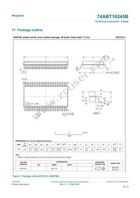 74ABT16245BDGG-Q1J Datasheet Page 10