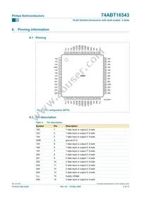 74ABT16543BB Datasheet Page 4