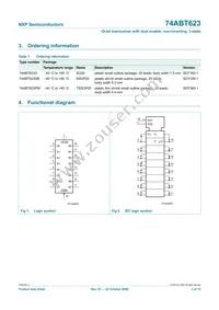 74ABT623PW Datasheet Page 2