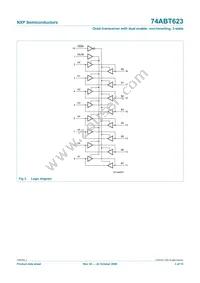 74ABT623PW Datasheet Page 3