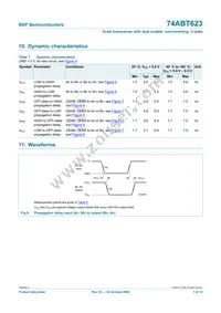 74ABT623PW Datasheet Page 7