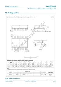 74ABT623PW Datasheet Page 10