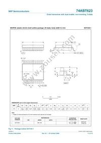 74ABT623PW Datasheet Page 11