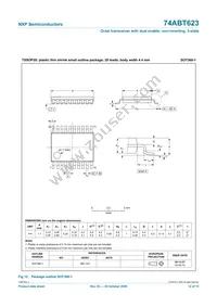 74ABT623PW Datasheet Page 12