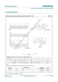 74ABT652APW Datasheet Page 13