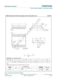 74ABT652APW Datasheet Page 14