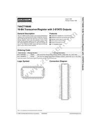 74ACT16646SSCX Datasheet Cover