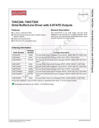 74ACT244SJX Datasheet Page 2