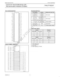 74ALVT162241DGG:11 Datasheet Page 3