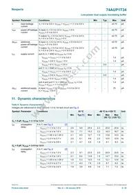 74AUP1T34GF Datasheet Page 8