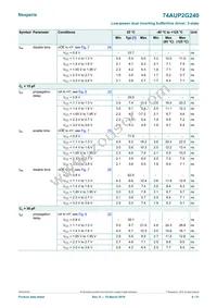 74AUP2G240GD Datasheet Page 9