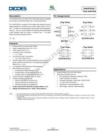 74AUP2G34FZ4-7 Datasheet Cover