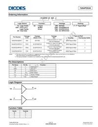 74AUP2G34FZ4-7 Datasheet Page 2