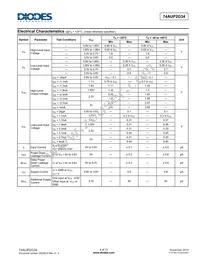 74AUP2G34FZ4-7 Datasheet Page 4