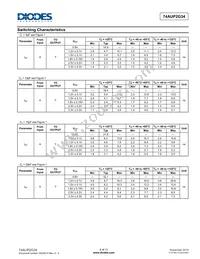 74AUP2G34FZ4-7 Datasheet Page 6