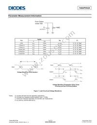 74AUP2G34FZ4-7 Datasheet Page 7