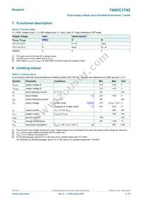 74AVC1T45GN Datasheet Page 4