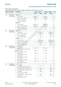 74AVC1T45GN Datasheet Page 6