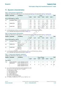 74AVC1T45GN Datasheet Page 8