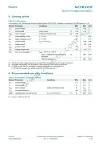 74CBTLV3257D Datasheet Page 5