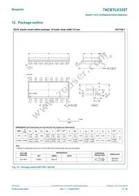 74CBTLV3257D Datasheet Page 13