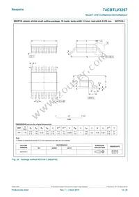 74CBTLV3257D Datasheet Page 14