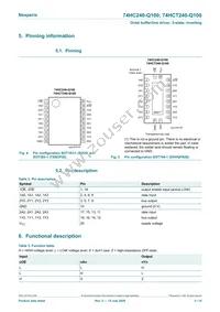 74HC240D-Q100 Datasheet Page 3