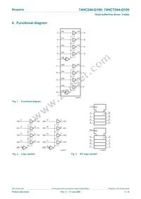 74HC244BQ-Q100 Datasheet Page 2