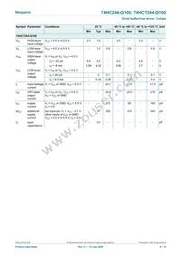 74HC244BQ-Q100 Datasheet Page 6