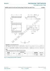 74HC244BQ-Q100 Datasheet Page 11