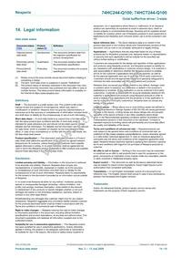 74HC244BQ-Q100 Datasheet Page 14