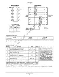 74HC244DTR2G Datasheet Page 2