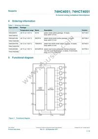 74HC4051D/AUJ Datasheet Page 2