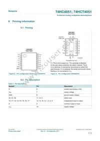 74HC4051D/AUJ Datasheet Page 4