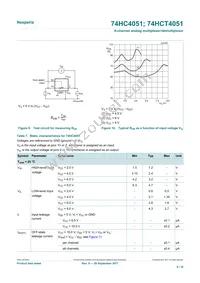 74HC4051D/AUJ Datasheet Page 9